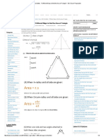 SSC CGL Maths - 7 Different Ways To Find The Area of Traingle - SSC Exam Preparation