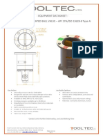 T0011 DAT 02 Rev3 API 6A ROV Operated Ball Valve ISO 13628 8 Type A