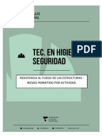 Resistencia Al Fuego de Las Estructuras - Riesgo Permitido Por Actividad.