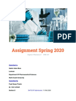 Assignment Spring 2020: Submitted To