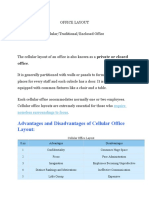 Advantages and Disadvantages of Cellular Office Layout