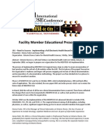 Facility Member Education - Master