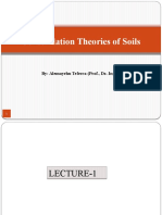 Consolidation Theories of Soils: By: Alemayehu Teferra (Prof., Dr.-Ing.)