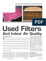 Used Filters: and Indoor Air Quality