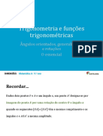 Trigonometria e Funções Trigonométricas: Ângulos Orientados, Generalizados e Rotações O Essencial