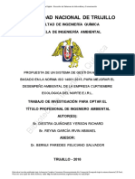 Sistema de Gestion Ambiental para Curtiembre