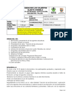 Acta Formación A Familias Parvulo 1