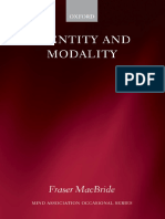 MacBride - Identity and Modality - Oxford University Press, USA. 0199285748