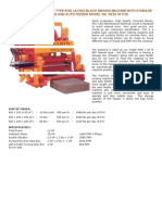 Hollow Block Machine Types