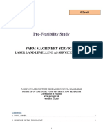 Pre-Feasibility Study: Farm Machinery Service - 1