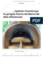 Guía Completa - Construye Tu Propio Horno de Barro de Alta Eficiencia. El Horticultor