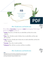 Classification and Biodiversity Accuracy and Estimates Types of Reproduction Pollination