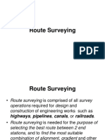 Route Surveying