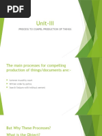 Unit-III: Process To Compel Production of Things