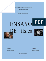 Ensayo de Fisica