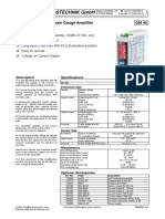Lorenz Messtechnik GMBH: DIN Mounting Rail Strain Gauge Amplifier GM 40