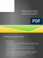 Printer Types and Features