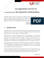 La Evaluación de Impactos Ambientales en La Ingeniería Civil