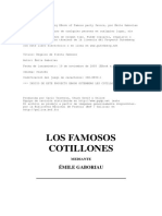 Los Famosos Cotillones de Emile Gaboriau