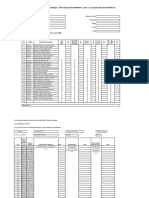 Informes de Avance de Cuadro de Primero A Segundo Primaria en Prueba para Llenar