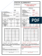 Revision Summary: Old Subdivision Plan Profile