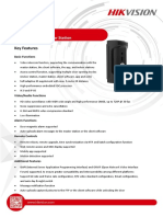 UD00903B - Datasheet of DS-KB8112-IM Door Station - V1.4.5 - 20160711