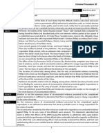 Topic Date Case Title GR No Doctrine: Criminal Procedure 2E