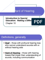 Deaf and Hard Hearing