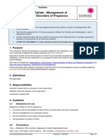 Magnesium Sulfate - Management of Hypertensive Disorders of Pregnancy