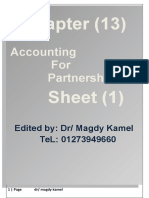 Chapter (13) : Accounting For Partnership