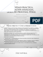 Actividad Práctica, Litigación Avanzada, Derecho Procesal