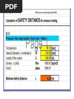 Safe Distance Calculation