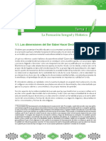 La Formación Integral y Holística Dimensiones Vivenciales