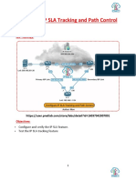 Configure IP SLA Tracking and Path Control: Lab Topology