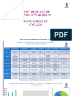 BBMP BENGALURU COVID19 WAR ROOM Zone Booklet 17.07.2020