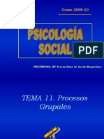 Tema 11 (Psicologia Social)