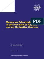 9980 - Manual On Privatization in The Provision of Airports and Air Navigation Services.-1st Ed. - 2012 PDF