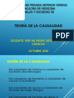 Teoría de La Causalidad: Universidad Privada Antenor Orrego Facultad de Medicina Salud Y Sociedad Iii