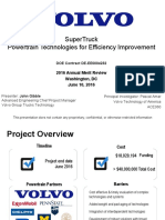 Supertruck Powertrain Technologies For Efficiency Improvement