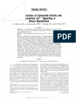 Characterization of Contractile Activity and Intracellular Signalling in Mouse Myometrium