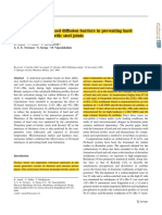 Effectiveness of Ni Based Diffusion Barriers in Preventing Hard Zone Formation in Ferritic Steel Joints