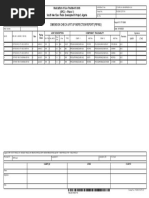 Dimension Check & Fit Up Inspection Report (Piping)