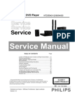 Philips HTD 5540 Service Manual PDF