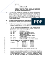 Affidavit of Geodetic Engineer