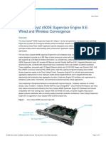 Cisco Catalyst 4500E Supervisor Engine 8-E: Wired and Wireless Convergence