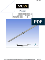 Modal Analysis, 1500 X 50 X 15mm, Aluminium 2024-O