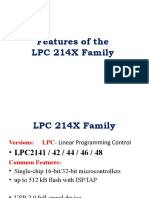 Features of The LPC214X Family