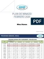 Plan de Minado Febrero 2020