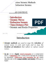 Introduction Seismic Methods - Refraction Seismic