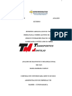 INFORME DEL ANALSIS EXTERNO DE LA COMPAÑIA TRANSPORTES MONTEJO (2) S